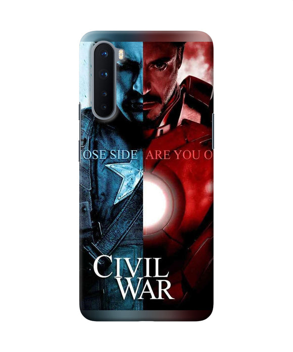 Civil War Oneplus Nord Back Cover