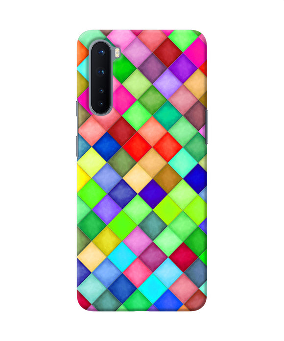 Abstract Colorful Squares Oneplus Nord Back Cover