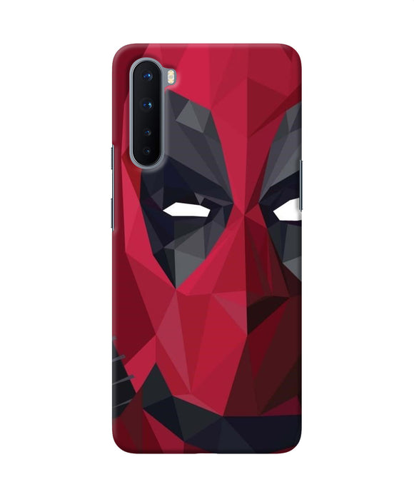 Abstract Deadpool Half Mask Oneplus Nord Back Cover