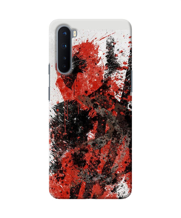 Deadpool Rugh Sketch Oneplus Nord Back Cover