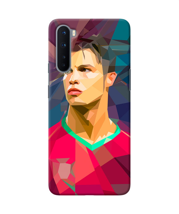 Abstract Ronaldo Oneplus Nord Back Cover