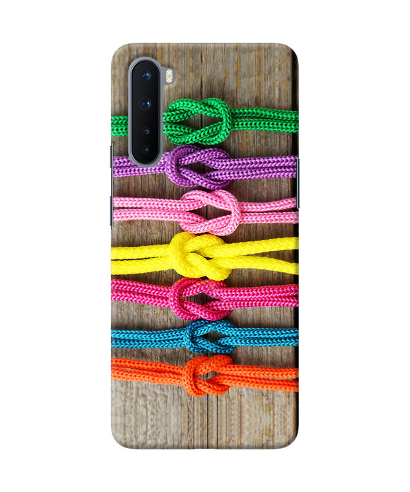 Colorful Shoelace Oneplus Nord Back Cover