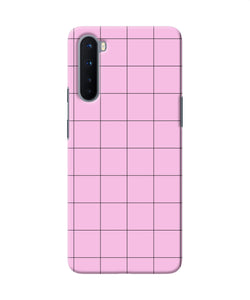 Pink Square Print Oneplus Nord Back Cover