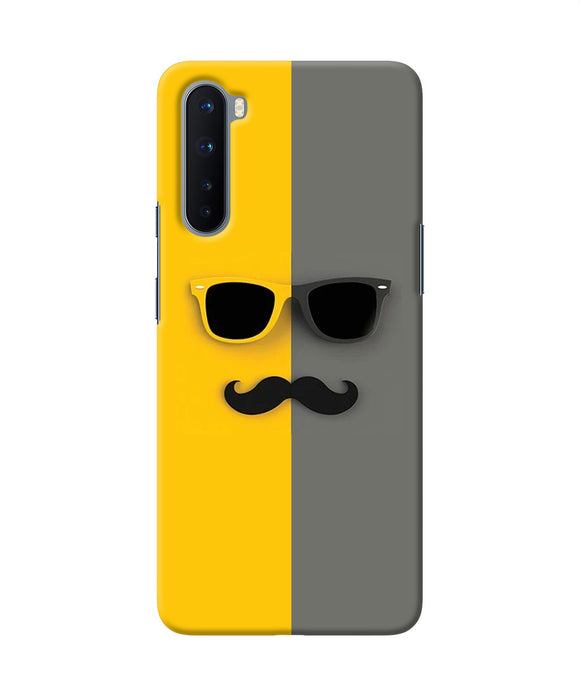 Mustache Glass Oneplus Nord Back Cover