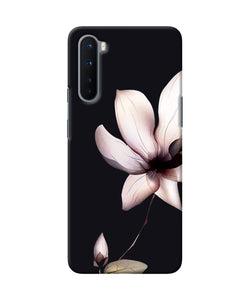 Flower White Oneplus Nord Back Cover