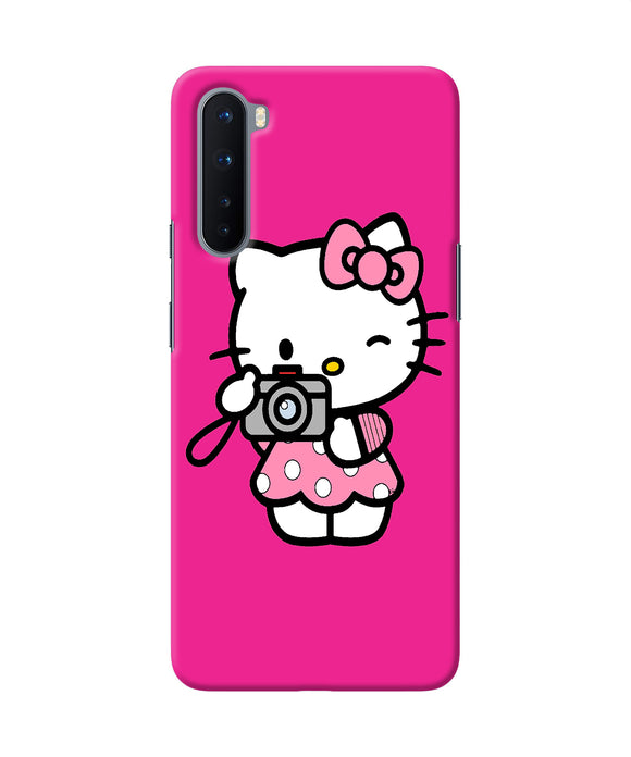 Hello Kitty Cam Pink Oneplus Nord Back Cover