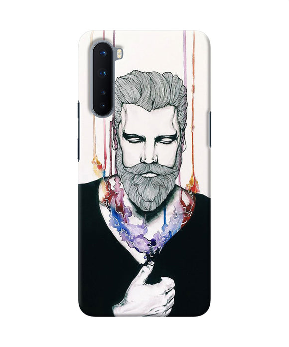 Beard Man Character Oneplus Nord Back Cover