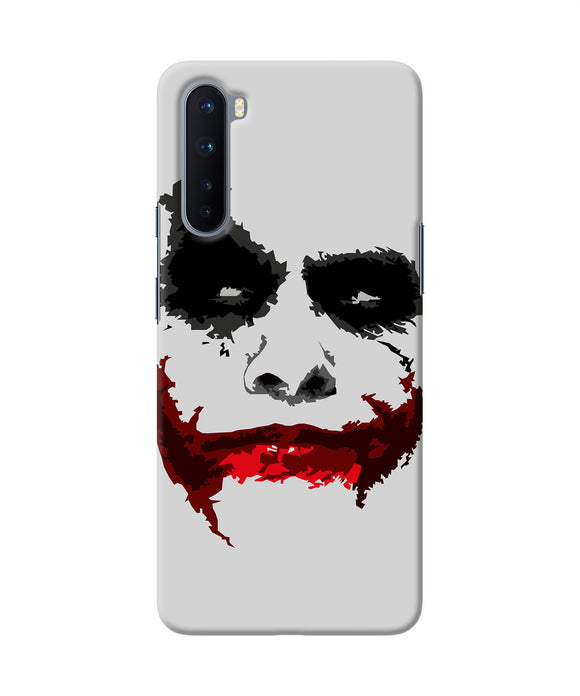 Joker Dark Knight Red Smile Oneplus Nord Back Cover