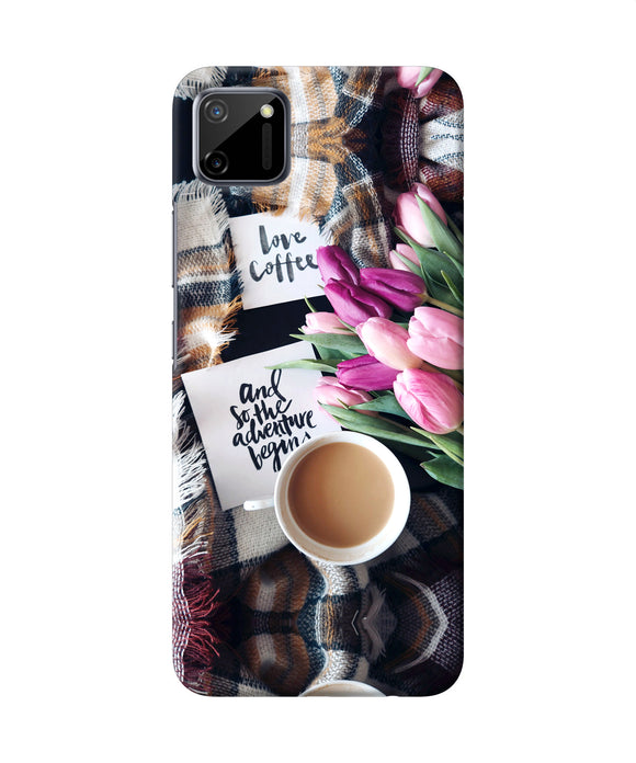 Love Coffee Quotes Realme C11 Back Cover