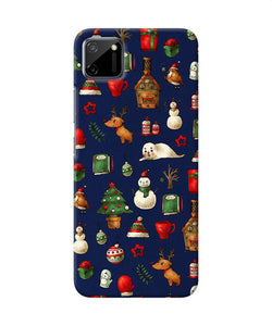 Canvas Christmas Print Realme C11 Back Cover