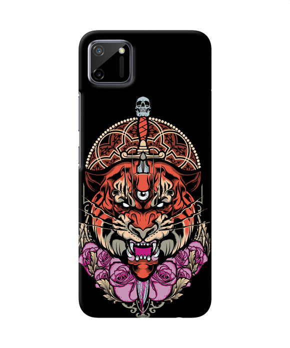 Abstract Tiger Realme C11 Back Cover