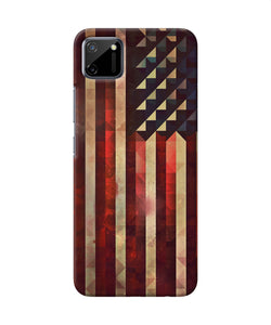 Vintage Us Flag Realme C11 Back Cover