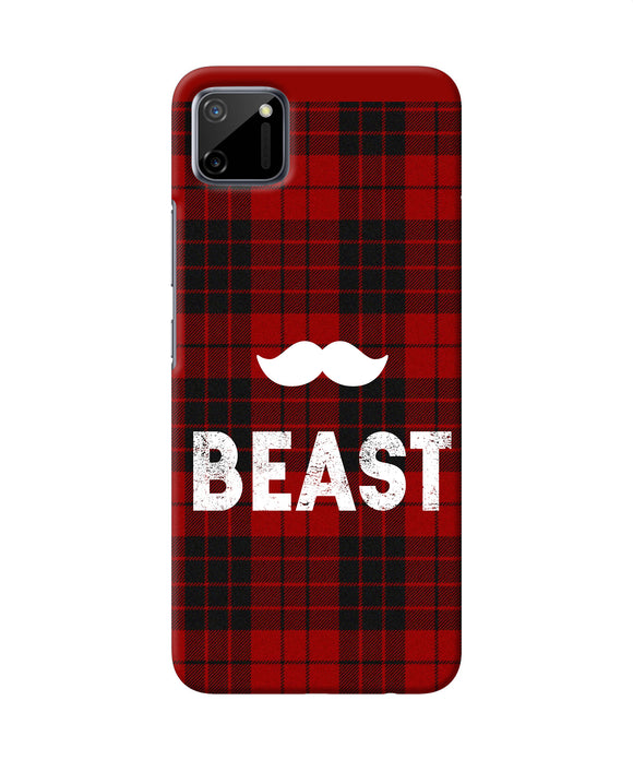 Beast Red Square Realme C11 Back Cover