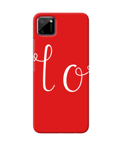 Love One Realme C11 Back Cover