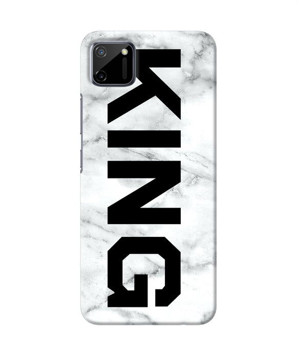 King Marble Text Realme C11 Back Cover