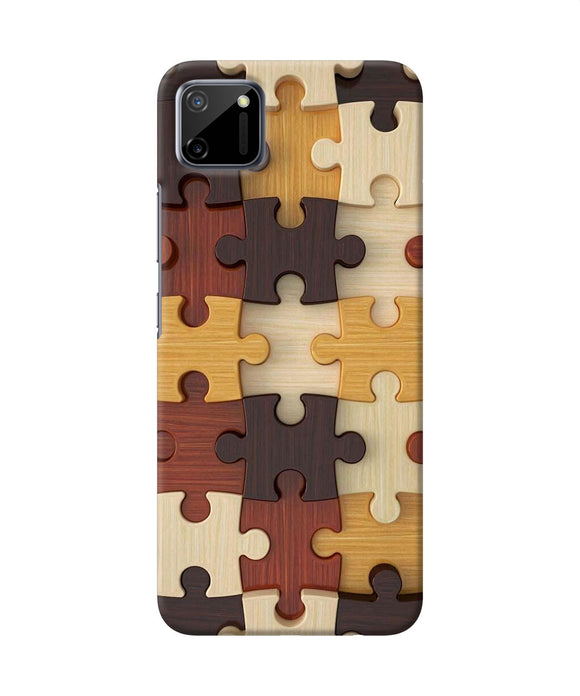 Wooden Puzzle Realme C11 Back Cover