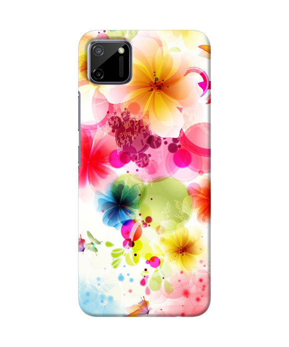 Flowers Print Realme C11 Back Cover