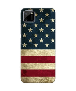 Vintage Us Flag Realme C11 Back Cover