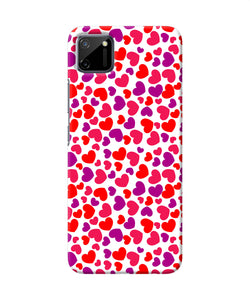 Red Heart Canvas Print Realme C11 Back Cover