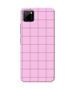 Pink Square Print Realme C11 Back Cover