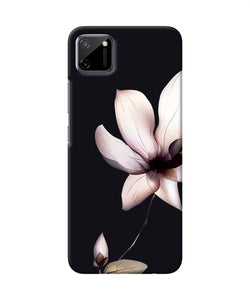 Flower White Realme C11 Back Cover