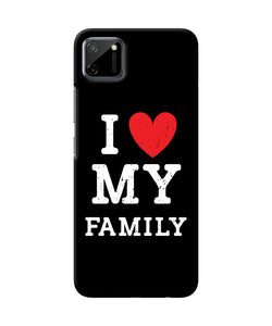 I Love My Family Realme C11 Back Cover