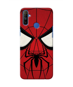 Spiderman Face Realme Narzo 10A/20A Real 4D Back Cover