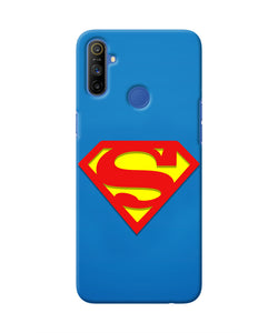 Superman Blue Realme Narzo 10A/20A Real 4D Back Cover