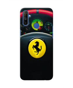 Ferrari Steeriing Wheel Realme Narzo 10A/20A Real 4D Back Cover