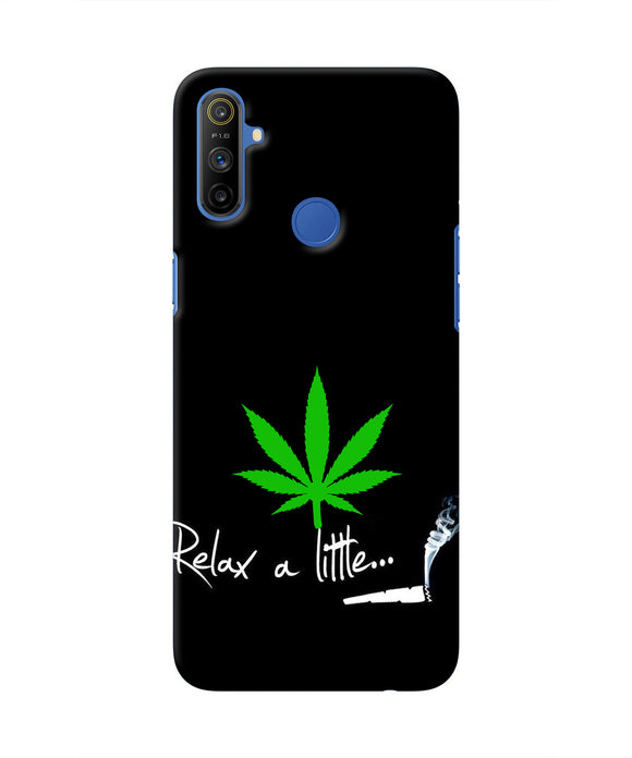 Weed Relax Quote Realme Narzo 10A/20A Real 4D Back Cover