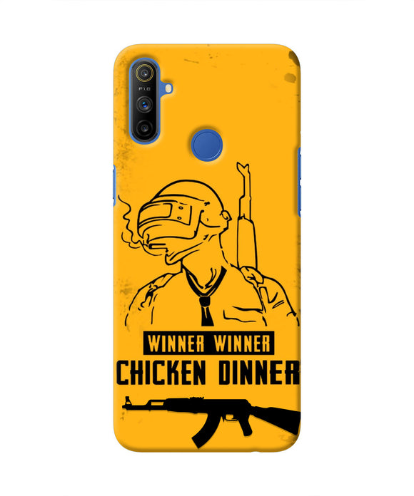 PUBG Chicken Dinner Realme Narzo 10A/20A Real 4D Back Cover