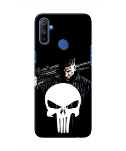 Punisher Character Realme Narzo 10A/20A Real 4D Back Cover