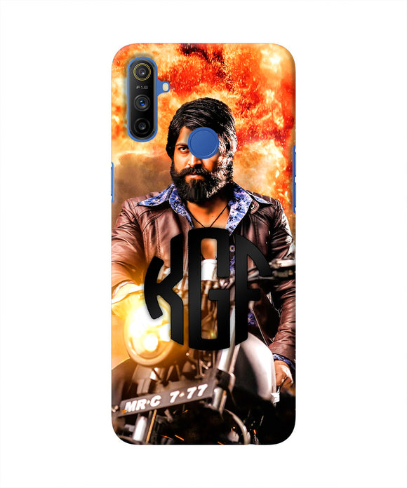 Rocky Bhai on Bike Realme Narzo 10A/20A Real 4D Back Cover
