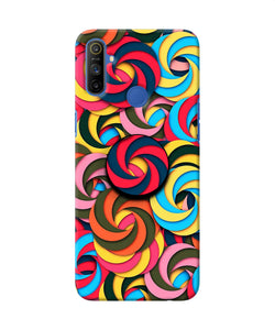 Spiral Pattern Realme Narzo 10A/20A Pop Case