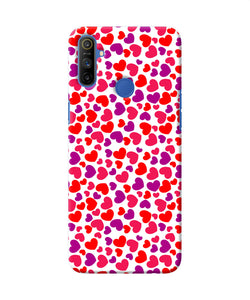 Heart Print Realme Narzo 10a / 20a Back Cover