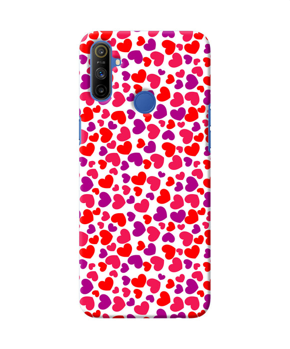 Heart Print Realme Narzo 10a / 20a Back Cover