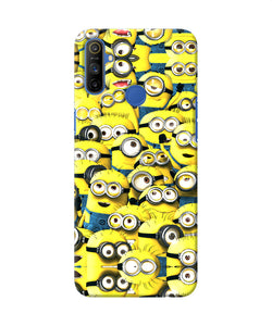 Minions Mini Crowd Realme Narzo 10a / 20a Back Cover