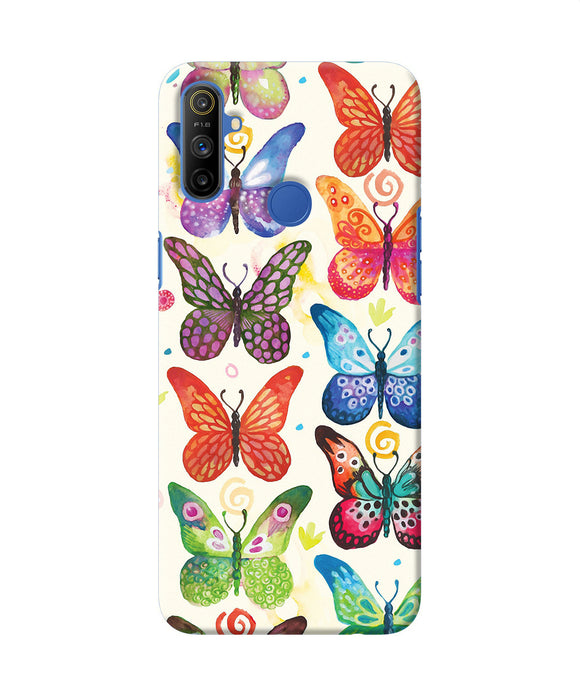 Abstract Butterfly Print Realme Narzo 10a / 20a Back Cover