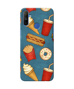 Abstract Food Print Realme Narzo 10a / 20a Back Cover