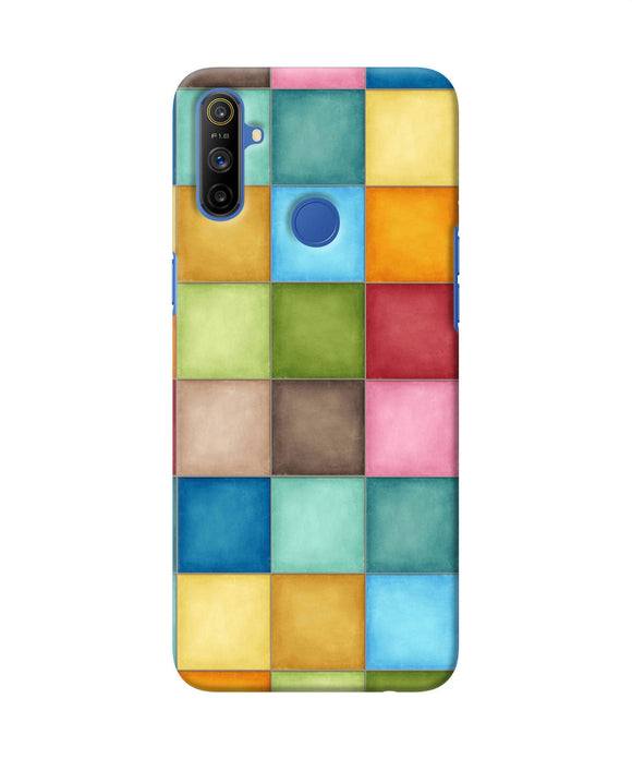 Abstract Colorful Squares Realme Narzo 10a / 20a Back Cover