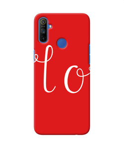 Love One Realme Narzo 10a / 20a Back Cover