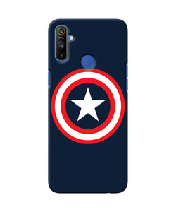 Captain America Logo Realme Narzo 10a / 20a Back Cover