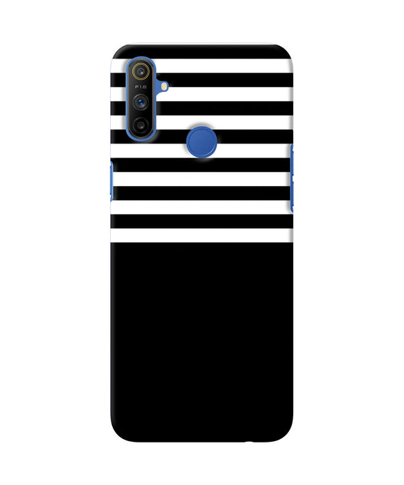 Black And White Print Realme Narzo 10a / 20a Back Cover