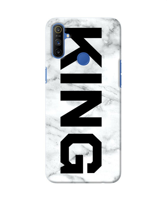 King Marble Text Realme Narzo 10a / 20a Back Cover