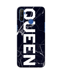 Queen Marble Text Realme Narzo 10a / 20a Back Cover