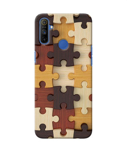 Wooden Puzzle Realme Narzo 10a / 20a Back Cover