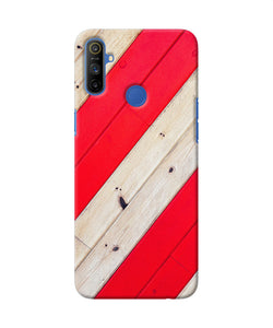 Abstract Red Brown Wooden Realme Narzo 10a / 20a Back Cover