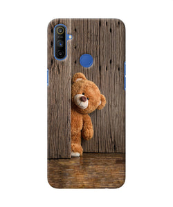 Teddy Wooden Realme Narzo 10a / 20a Back Cover