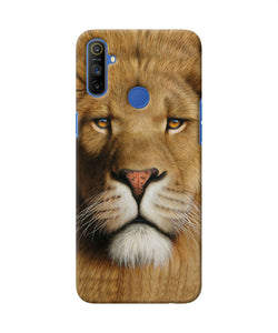 Nature Lion Poster Realme Narzo 10a / 20a Back Cover