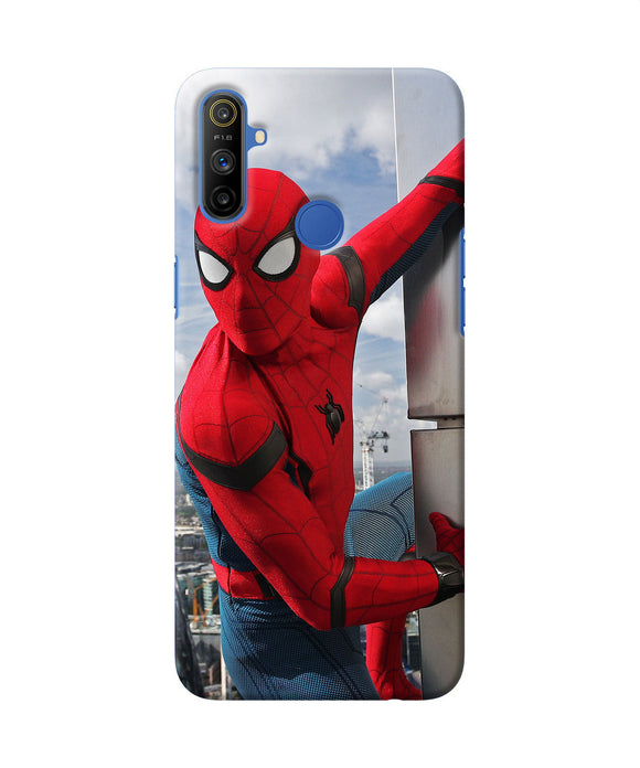 Spiderman On The Wall Realme Narzo 10a / 20a Back Cover